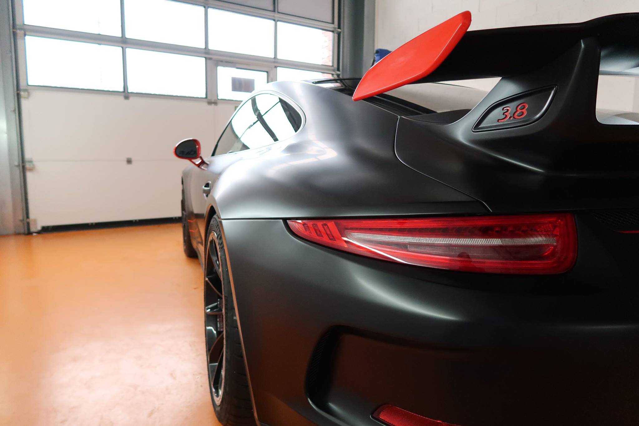 porsche gt3 noir satin