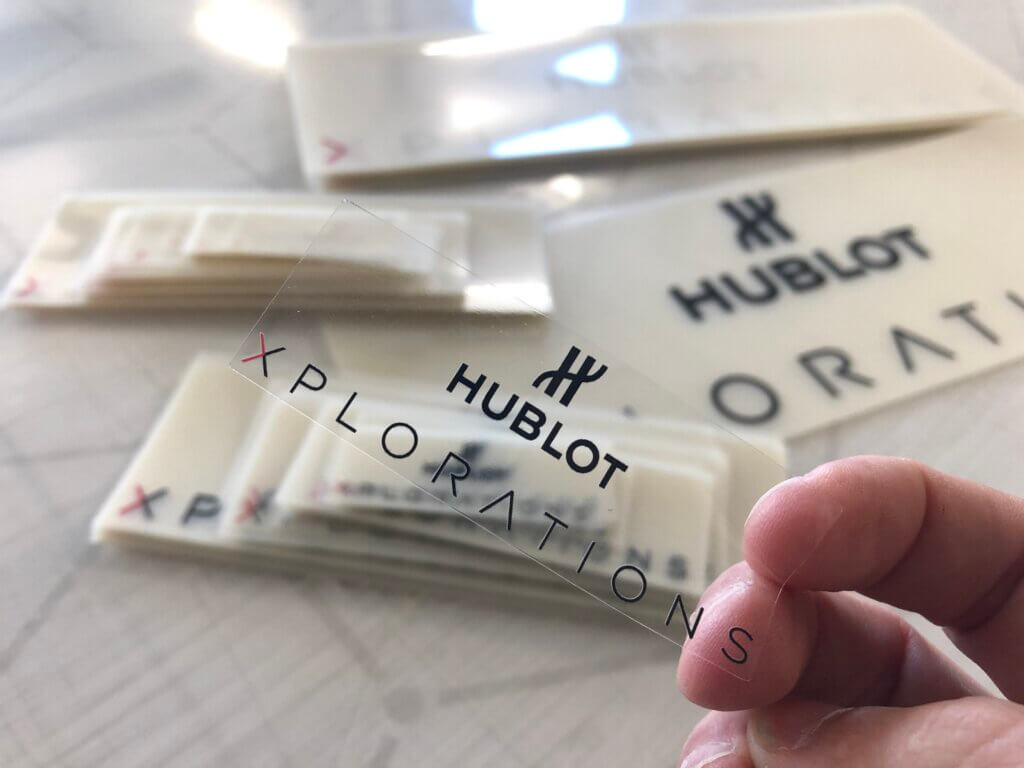 Autocollant de l'entreprise Hublot