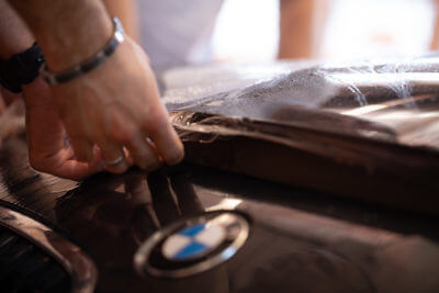 Pose de film sur carrosserie BMW