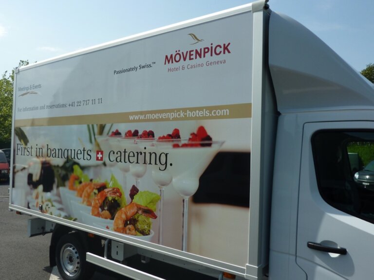 Camion Mövenpick pour restauration.